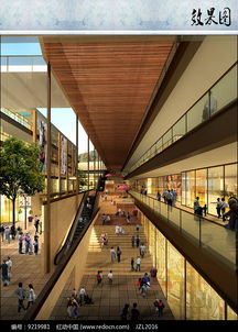 商貿城內景效果圖